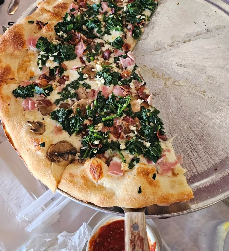 White Pizza at Papa Joe's in Cape Coral